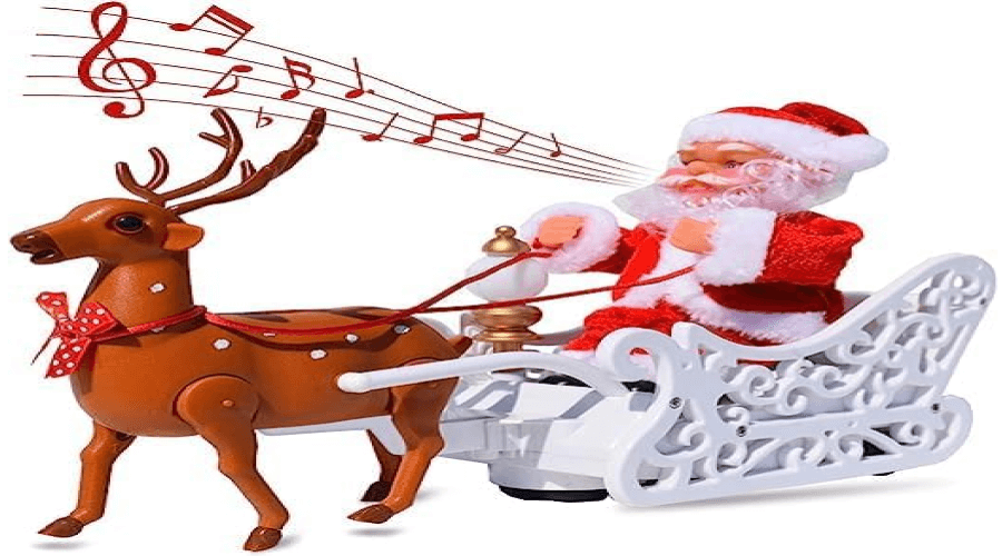 Santa_claus_Toy_Christmas_electric_car_pulling_cart_New_year_homme_party_decor